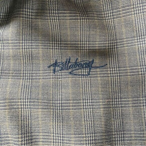 Billabong Plaid Bomber Jacket - Olive and Gray - Picture 9 of 9